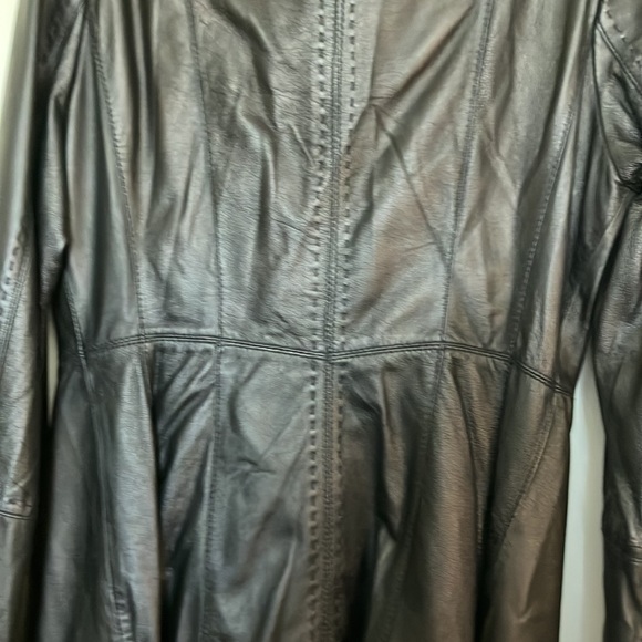Jones New York genuine leather women’s jacket size L - Picture 6 of 9